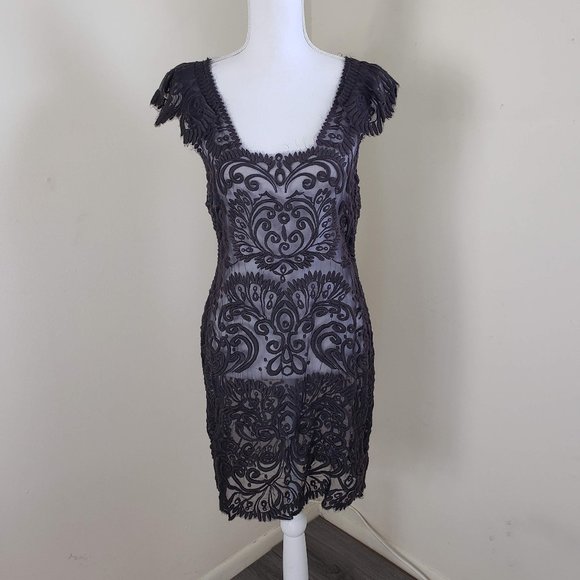 Yoana Baraschi Dresses & Skirts - Yoana Baraschi Silk Embroidered Cap Sleeve Dress 8